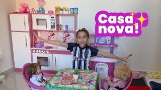 Rotina Da Manhã Da Bebê Reborn Minha Boneca E Minha Nova Cozinha De Brinquedo Brincando De Boneca