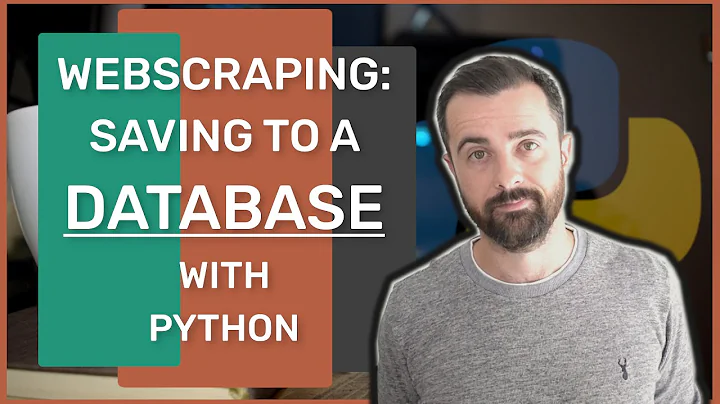 How I save my Scraped Data to a Database with Python! Beginners sqlite3 tutorial