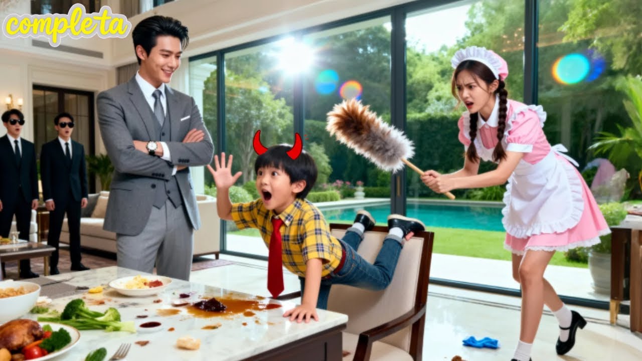 100expertos no doma a diablillo dCEO¡Hastaq1sirvienta da nalgadas con plumero x desperdiciar comida!