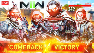 FAZE NUKE SQUAD 249-0 HARDPOINT COMEBACK WIN ON MODERN WARFARE 2!