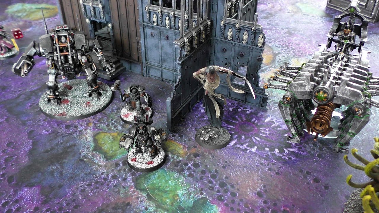 Warhammer 40k Battlereport 384 Necrons vs. Iron Hands (DE) YouTube