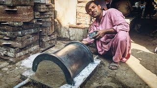 Amazing brass casting process with sand mold