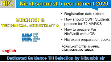 NIC EXAM PREPARATION (2020)