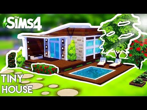 Teen Tiny House || The Sims 4 // Tiny Living | Speed Build - YouTube