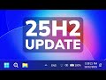 تحديث Windows 11 25H2 الجديد الكبير لشهر أكتوبر أيقونات بطارية شريط المهام الجديدة والمزيد في ا 