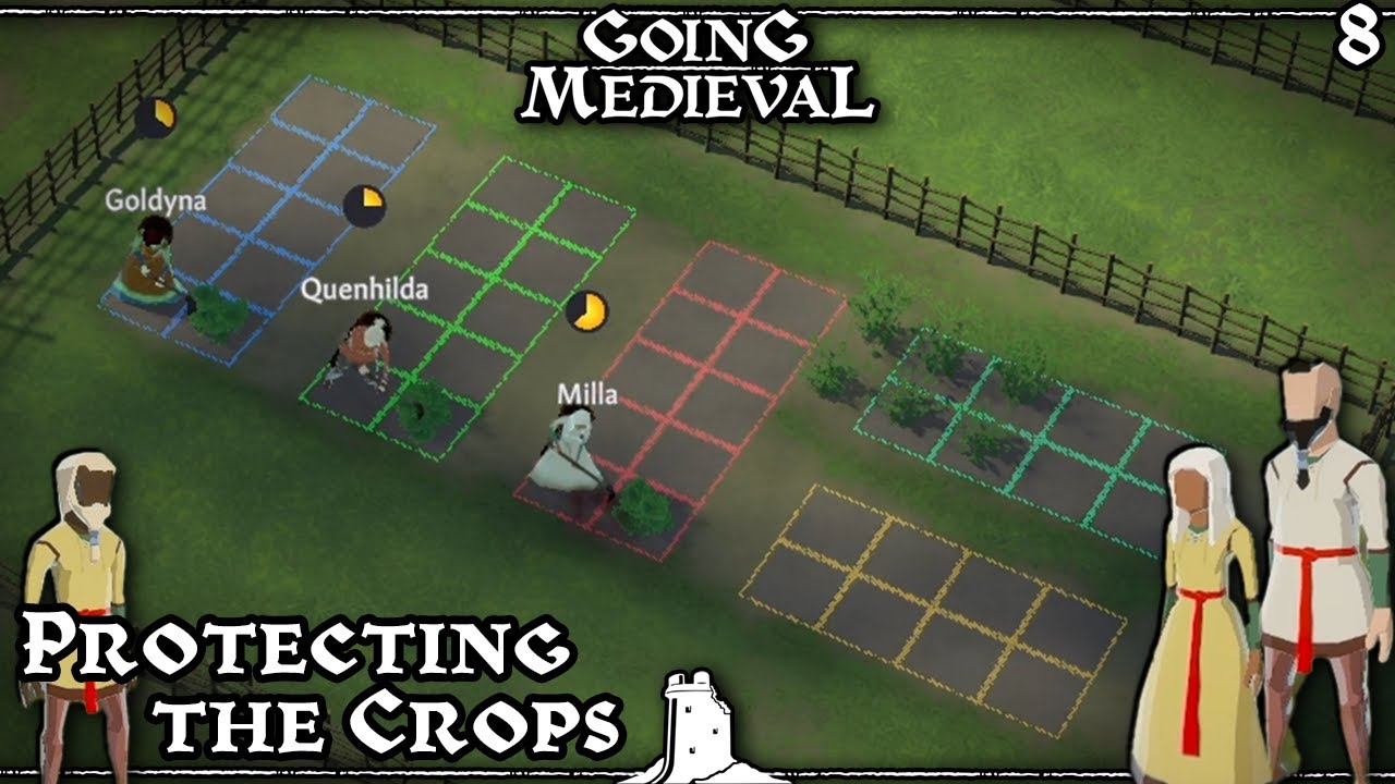 Protecting the New Crops Going Medieval Let's Play 8 YouTube