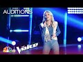 The voice 2018 blind audition  rachel messer i want to be a cowboys sweetheart