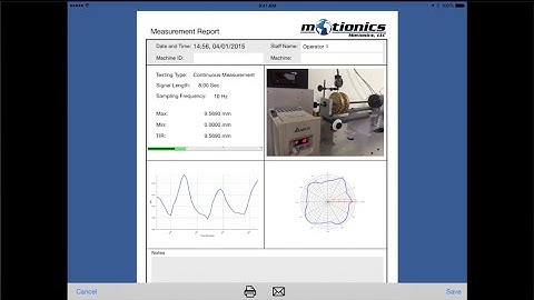 Report Generation in DialReadPad App