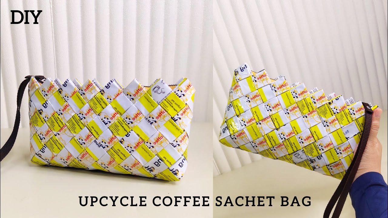 DIY DOMPET DARI BUNGKUS KOPI | ANYAMAN TUTORIAL