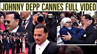 See Johnny Depp Full Cannes Film Festival 2023 Red Carpet Appearance Video