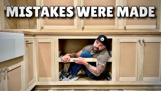 Built In Cabinets and Shelves || Complete Laundry Room Makeover