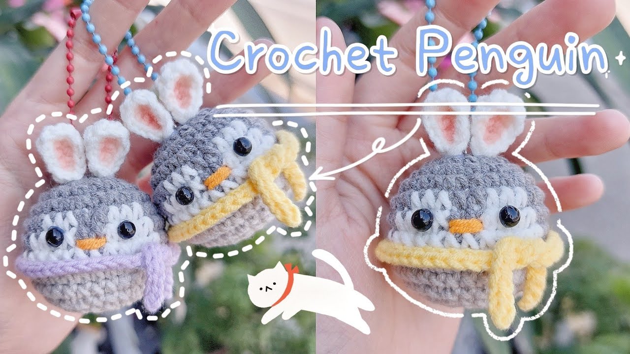 Crochet PENGUIN | Crochet MINI PENGUIN | Móc len CHIM CÁNH CỤT | Lem'n Do