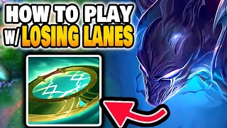 How I play with Losing Lanes on Nocturne Jungle S14 ( Lethality Build ) screenshot 3
