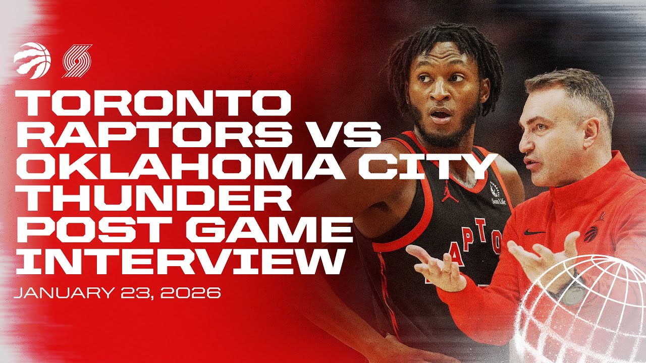 Toronto Raptors Full Media Availability | Post Game at Thunder | January 25, 2026