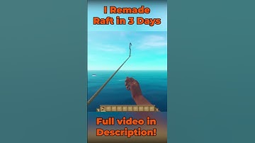 MrBeast made me clone RAFT in 3 DAYS #shorts #gamedev #gamedevelopment #coding #unity