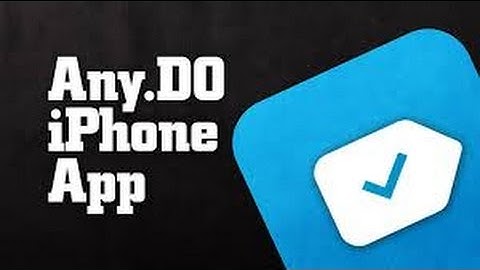 Any Do App Review and Tutorial