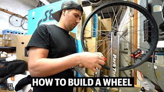 HOW TO BUILD A BMX WHEEL FOR BEGINNERS! *If I can Do It So Can You*