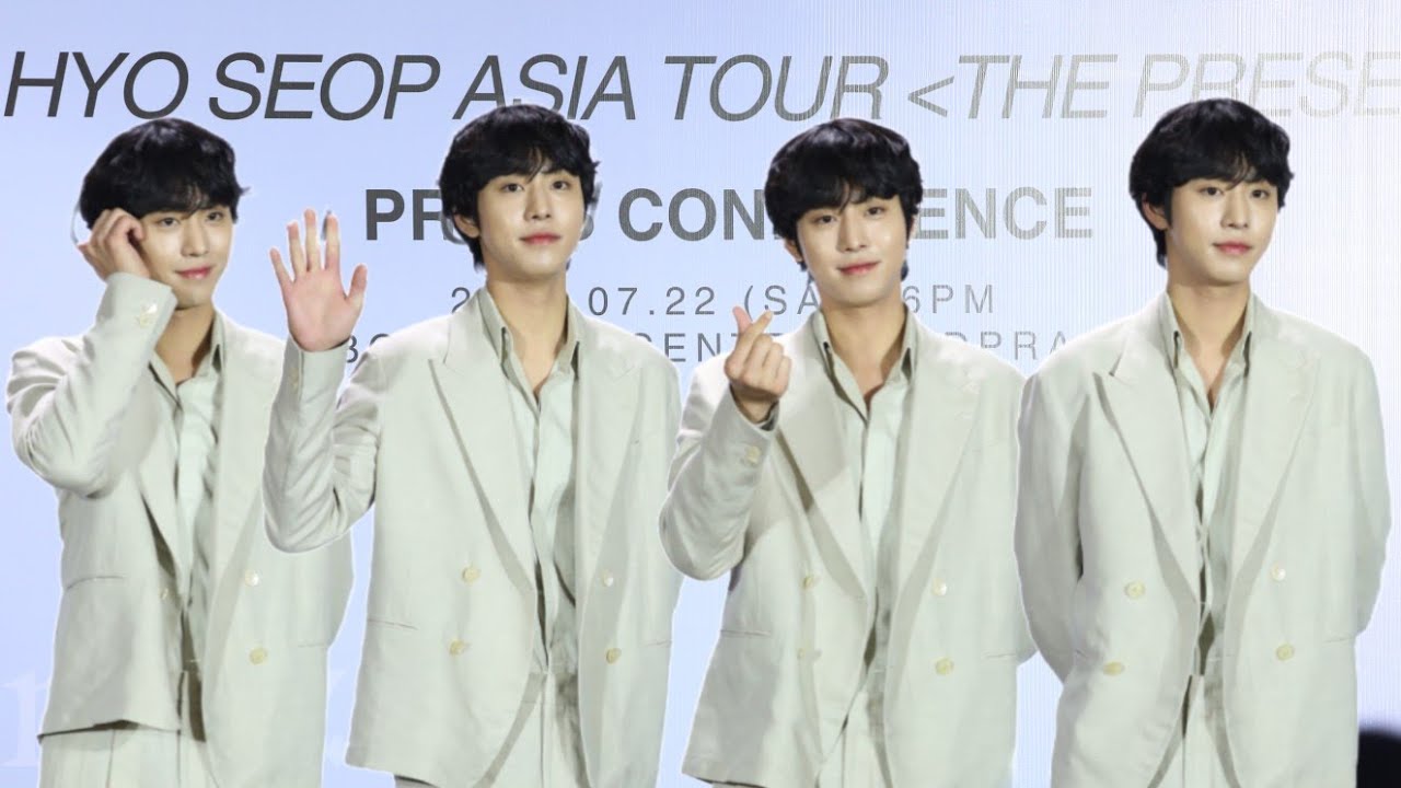 2023-07-21 Presscon 2023 AHN HYO SEOP ASIA TOUR  [THE PRESENT SHOW in BANGKOK] “here and now”