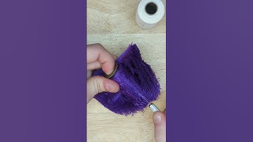 💜 🧵✂️#oddlysatisfying #asmr #satisfyingvideo #threadcutting #asmrcommunity #relaxing #satisfying