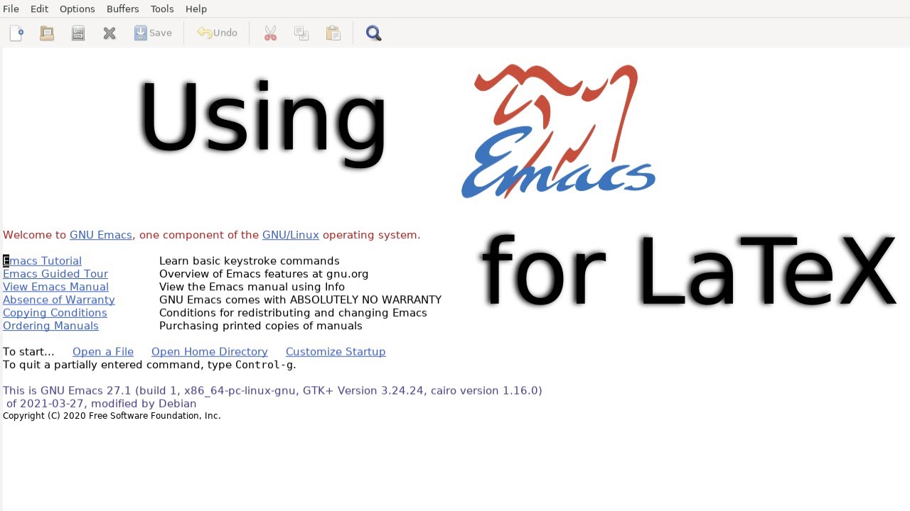 Emacs For Latex From Scratch