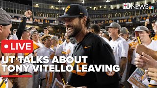 Live: UT holds press conference after news of Tony Vitello's departure for San Francisco Giants