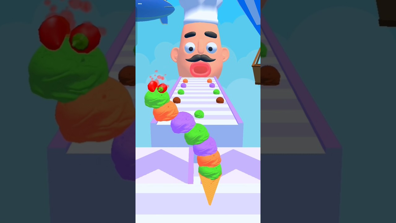 😱 The Biggest Stacky Ice Cream Adventure! 🍦#shorts #gaming #viral #youtubeshorts #trending