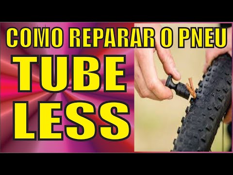 Vídeo: Você pode reparar o PNEU tubeless?