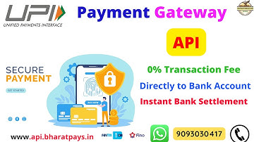 UPI GATEWAY API ll UPI Payment Gateway ll How to integrate UPI payment API low