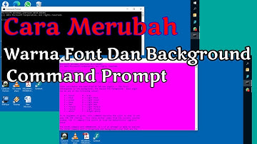 How to Change Command Prompt or CMD Font and Background Color