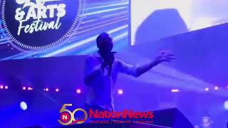 Nation Entertainment: Dexta Daps performs at Saint Lucia Jazz and Arts Festival