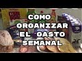 Como organizo mi gasto semanal #1/MIS COMPRAS EN EL SUPERMERCADO Y TIANGUIS/FABI CEA