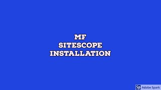 MicroFocus Sitescope 11.91 Installation