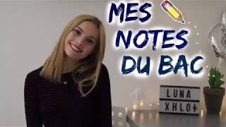 MES NOTES DU BAC (AÏE) /RATTRAPAGE