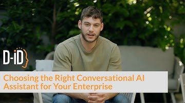 Conversational AI Assistants for Enterprises | D-ID AI Visual Agents