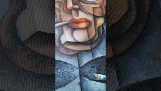 CUBIST PORTRAIT by Eugene Ivanov. Watch  the  process. Episode 3.