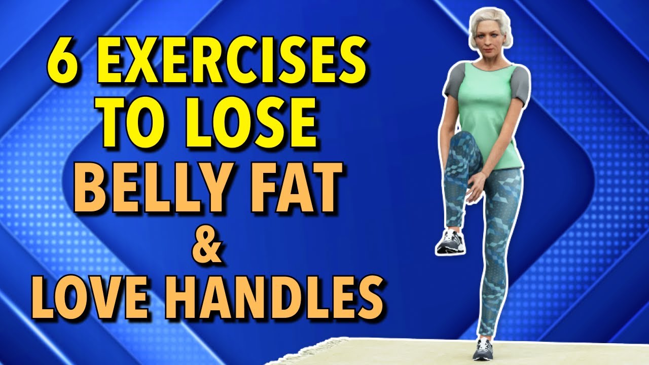 6 Easiest Exercises to Lose Belly Fat & Love Handles - YouTube