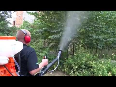 Видео: Бензинова пръскачка - незаменимо нещо в градинарството
