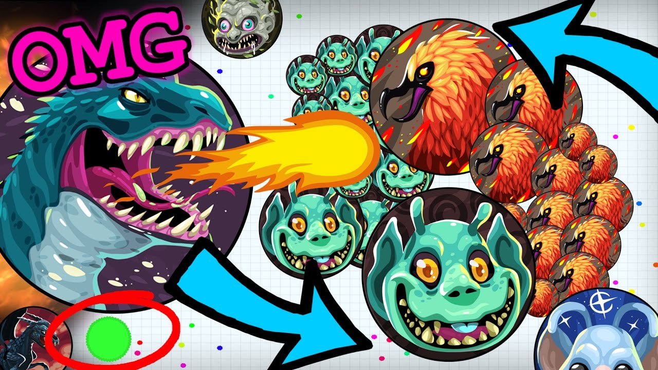 Безумная подборка моментов из Agar.io с раздельным прохождением // Потрясающие моменты из Agario