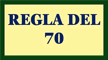 ¿Funciona la regla del 70?