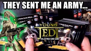 I Bought A Stack of Star Wars Young Jedi Cards From An Estate Sale