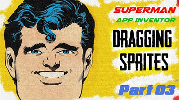 How to Make a superman Game part 03 | Dragging  sprites | Tutorial Using App Inventor, #Gimp
