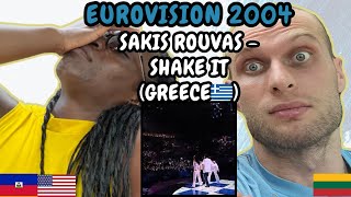 REACTION TO Sakis Rouvas - Shake It (Greece 🇬🇷 Eurovision 2004) | FIRST TIME WATCHING