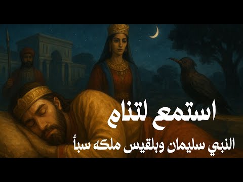 استمع لتنام حكاية سليمان وبلقيس والهدهد التي ستأخذك لرحلة هادئة قبل النوم بصوت هادئ
