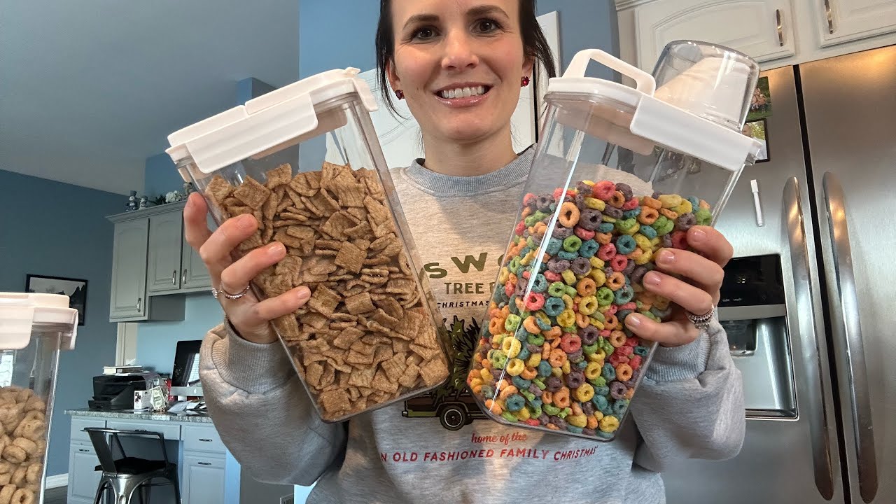 Cereal storage containers