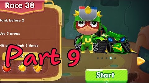 Masked Heroes: 3D Kart Racing - Gameplay Part 9 (iOS/ Android)
