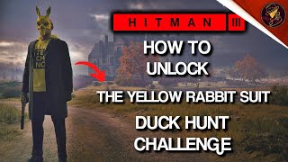 HITMAN 3 | How To Unlock 'The Yellow Rabbit Suit' | Duck Hunt Challenge screenshot 1