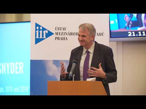 Timothy Snyder: The Nation-State and Europe, 1918 and 2018