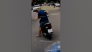 Chưa biết nhặt được bao tiền nhưng mất 500K rồi 😂 #giaothong #antoangiaothong #luatgiaothong