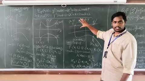 Elliptic curve point addition and point doubling concept in ECC by Sri P. Kalyan Chakravarthy