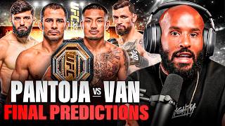 "WHO WINS ARMAN vs RUFFY?! PANTOJA vs VAN?!" | Demetrious Johnson Predicts UFC 331! screenshot 2
